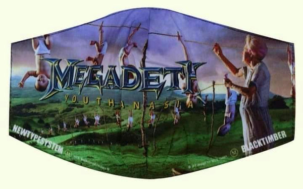Megadeth Youthanasia Facemask